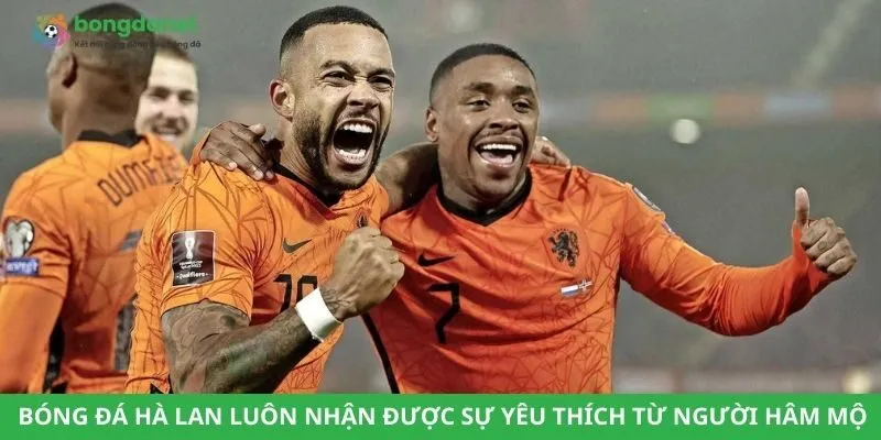 Bóng đá Hà Lan luôn nhận được sự yêu thích từ người hâm mộ