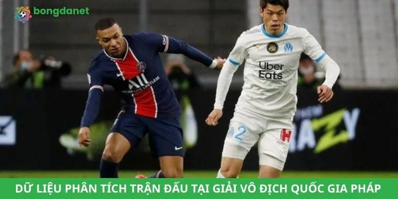 Dữ liệu phân tích trận đấu tại giải vô địch quốc gia Pháp