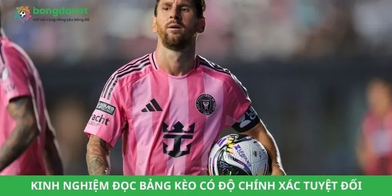 Kinh nghiệm đọc bảng kèo có độ chính xác tuyệt đối