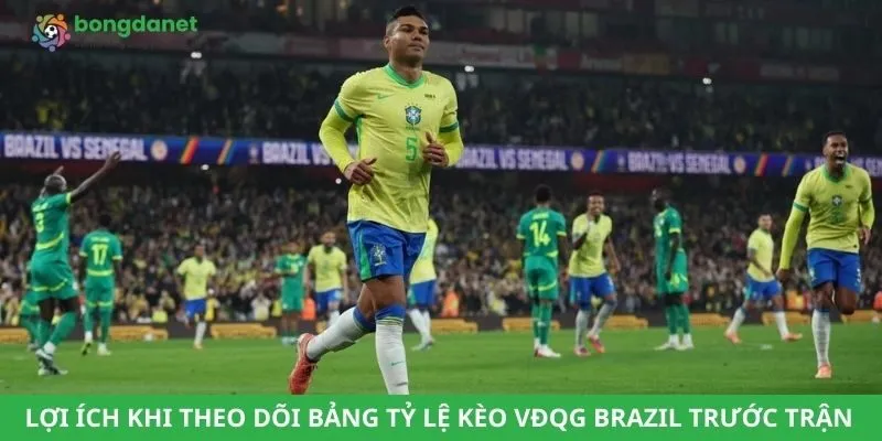 Lợi ích khi theo dõi bảng tỷ lệ kèo VĐQG Brazil trước trận