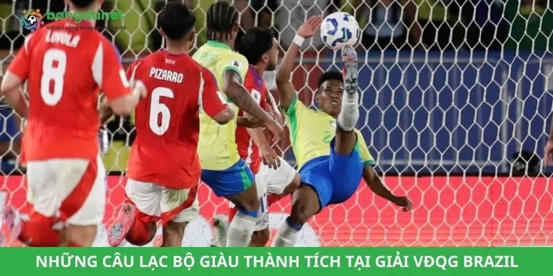 Những câu lạc bộ giàu thành tích tại giải VĐQG Brazil