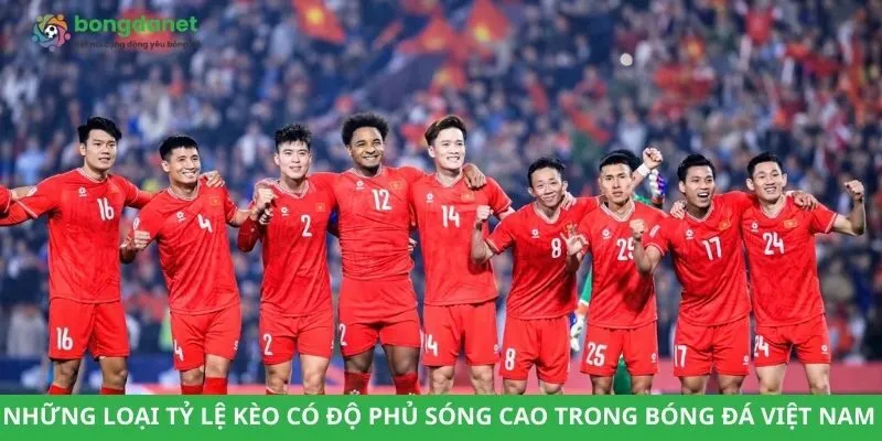 Những loại tỷ lệ kèo có độ phủ sóng cao trong bóng đá Việt Nam