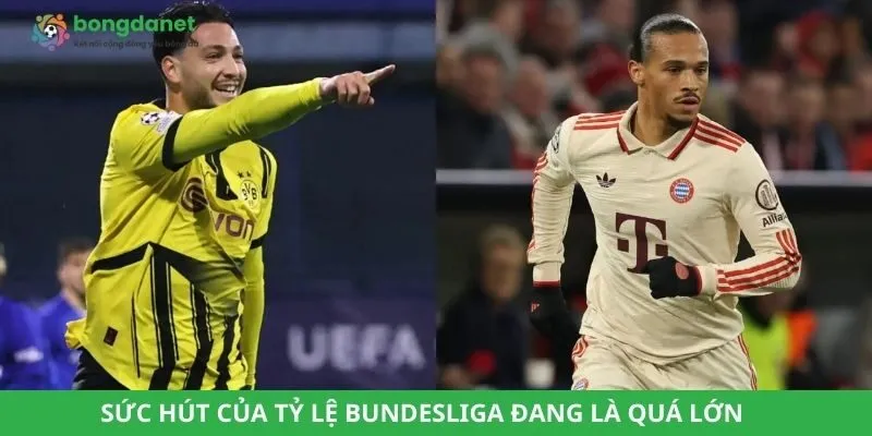 Sức hút của tỷ lệ Bundesliga đang là quá lớn